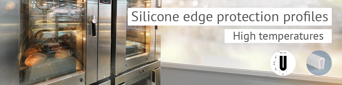 Silicone edge protection profiles