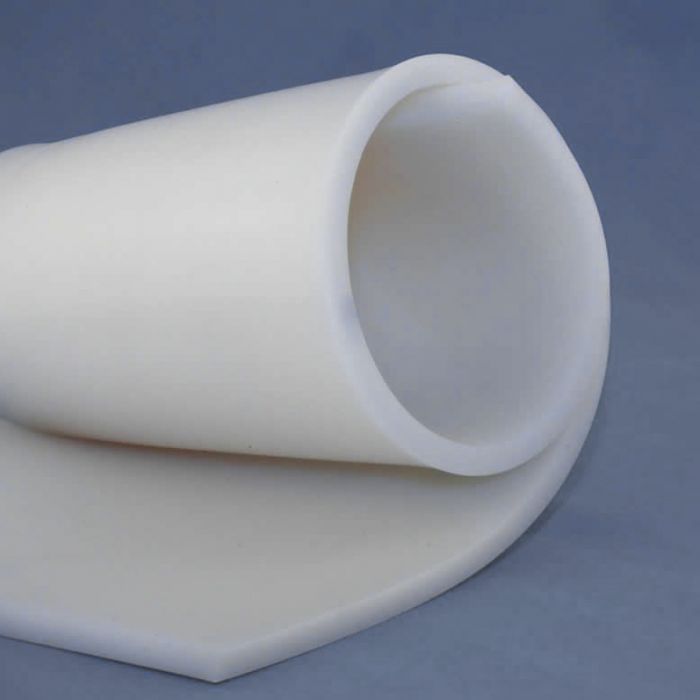 Feuille silicone épaisseur 0,3 mm - blanc - PM10023